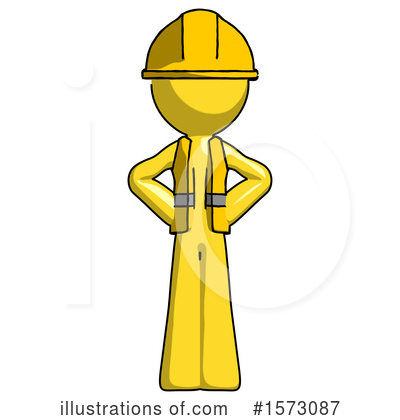 Royalty-Free (RF) Yellow Design Mascot Clipart Illustration by Leo Blanchette - Stock Sample #1573087