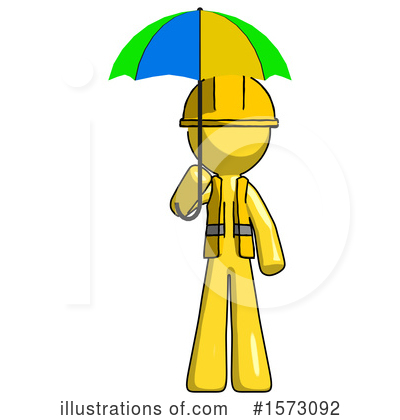 Royalty-Free (RF) Yellow Design Mascot Clipart Illustration by Leo Blanchette - Stock Sample #1573092