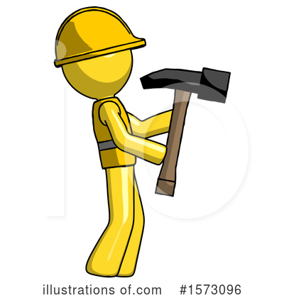 Royalty-Free (RF) Yellow Design Mascot Clipart Illustration by Leo Blanchette - Stock Sample #1573096