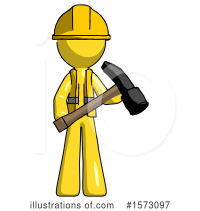 Royalty-Free (RF) Yellow Design Mascot Clipart Illustration by Leo Blanchette - Stock Sample #1573097
