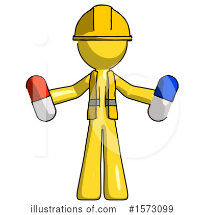 Royalty-Free (RF) Yellow Design Mascot Clipart Illustration by Leo Blanchette - Stock Sample #1573099