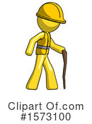 Yellow Design Mascot Clipart #1573100 by Leo Blanchette