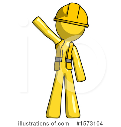 Royalty-Free (RF) Yellow Design Mascot Clipart Illustration by Leo Blanchette - Stock Sample #1573104