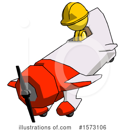 Royalty-Free (RF) Yellow Design Mascot Clipart Illustration by Leo Blanchette - Stock Sample #1573106