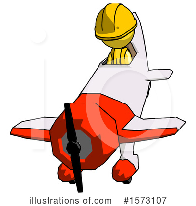 Royalty-Free (RF) Yellow Design Mascot Clipart Illustration by Leo Blanchette - Stock Sample #1573107