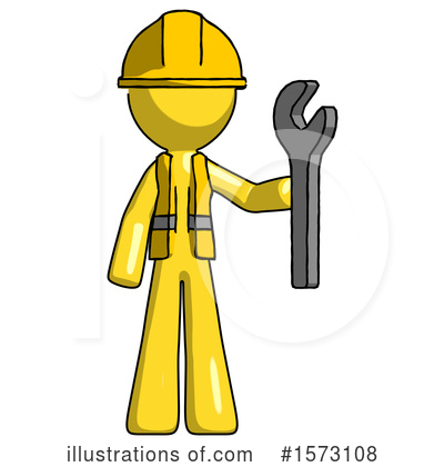 Royalty-Free (RF) Yellow Design Mascot Clipart Illustration by Leo Blanchette - Stock Sample #1573108