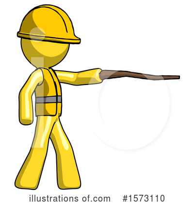 Royalty-Free (RF) Yellow Design Mascot Clipart Illustration by Leo Blanchette - Stock Sample #1573110