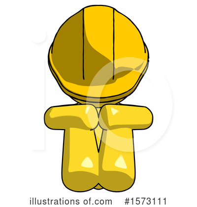 Royalty-Free (RF) Yellow Design Mascot Clipart Illustration by Leo Blanchette - Stock Sample #1573111