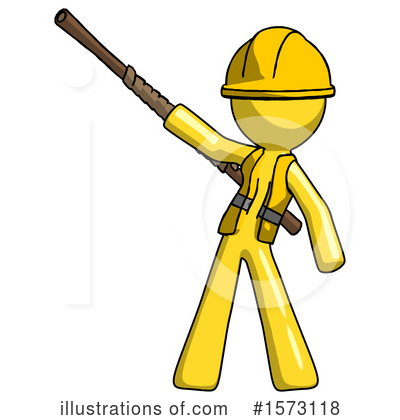 Royalty-Free (RF) Yellow Design Mascot Clipart Illustration by Leo Blanchette - Stock Sample #1573118