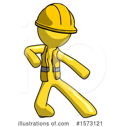 Royalty-Free (RF) Yellow Design Mascot Clipart Illustration by Leo Blanchette - Stock Sample #1573121