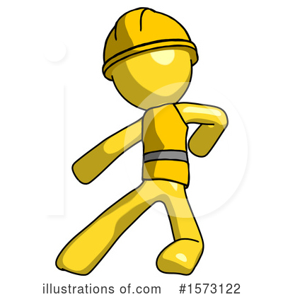 Royalty-Free (RF) Yellow Design Mascot Clipart Illustration by Leo Blanchette - Stock Sample #1573122