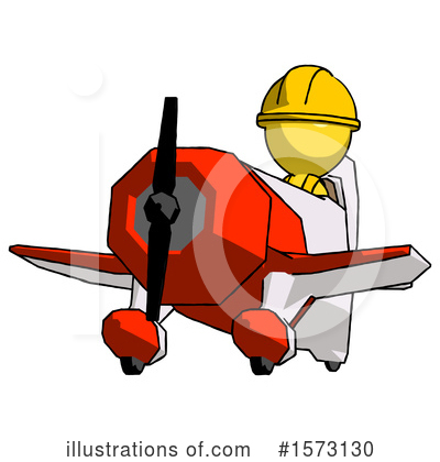 Royalty-Free (RF) Yellow Design Mascot Clipart Illustration by Leo Blanchette - Stock Sample #1573130