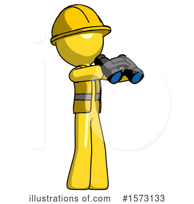 Royalty-Free (RF) Yellow Design Mascot Clipart Illustration by Leo Blanchette - Stock Sample #1573133