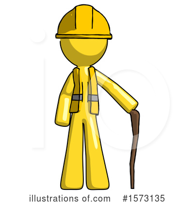 Royalty-Free (RF) Yellow Design Mascot Clipart Illustration by Leo Blanchette - Stock Sample #1573135