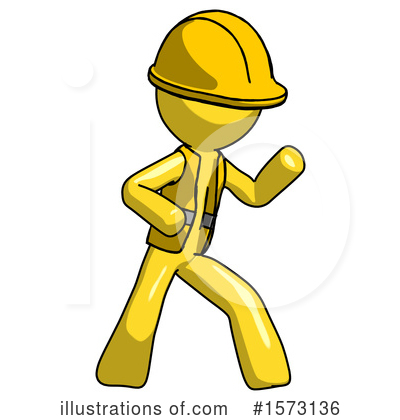 Royalty-Free (RF) Yellow Design Mascot Clipart Illustration by Leo Blanchette - Stock Sample #1573136