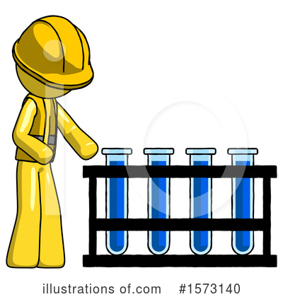 Royalty-Free (RF) Yellow Design Mascot Clipart Illustration by Leo Blanchette - Stock Sample #1573140