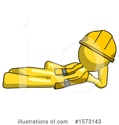 Royalty-Free (RF) Yellow Design Mascot Clipart Illustration by Leo Blanchette - Stock Sample #1573143