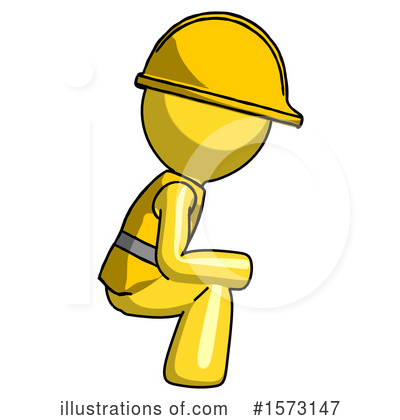 Royalty-Free (RF) Yellow Design Mascot Clipart Illustration by Leo Blanchette - Stock Sample #1573147