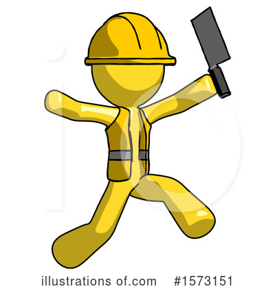 Royalty-Free (RF) Yellow Design Mascot Clipart Illustration by Leo Blanchette - Stock Sample #1573151