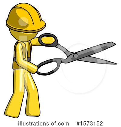 Royalty-Free (RF) Yellow Design Mascot Clipart Illustration by Leo Blanchette - Stock Sample #1573152