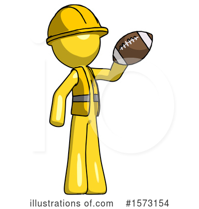 Royalty-Free (RF) Yellow Design Mascot Clipart Illustration by Leo Blanchette - Stock Sample #1573154