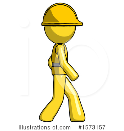 Royalty-Free (RF) Yellow Design Mascot Clipart Illustration by Leo Blanchette - Stock Sample #1573157