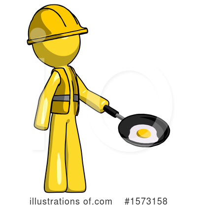 Royalty-Free (RF) Yellow Design Mascot Clipart Illustration by Leo Blanchette - Stock Sample #1573158