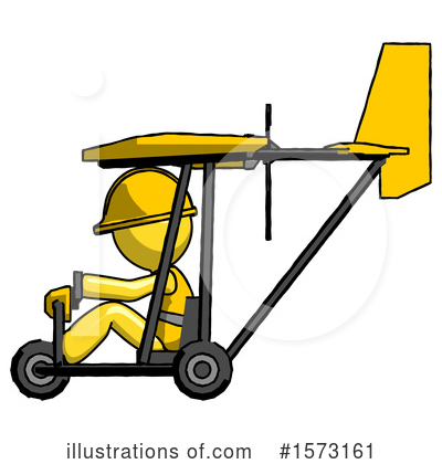Royalty-Free (RF) Yellow Design Mascot Clipart Illustration by Leo Blanchette - Stock Sample #1573161