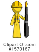 Yellow Design Mascot Clipart #1573167 by Leo Blanchette