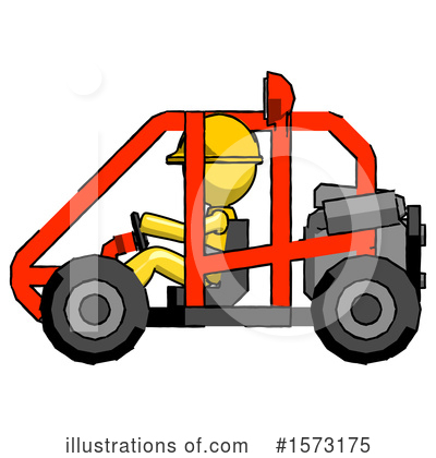 Royalty-Free (RF) Yellow Design Mascot Clipart Illustration by Leo Blanchette - Stock Sample #1573175