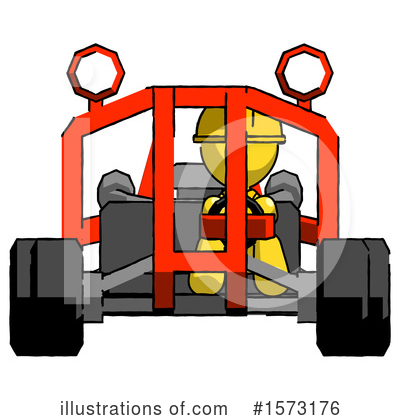 Royalty-Free (RF) Yellow Design Mascot Clipart Illustration by Leo Blanchette - Stock Sample #1573176
