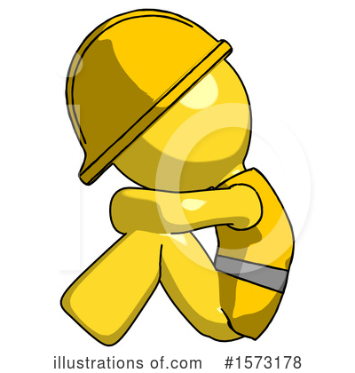 Royalty-Free (RF) Yellow Design Mascot Clipart Illustration by Leo Blanchette - Stock Sample #1573178