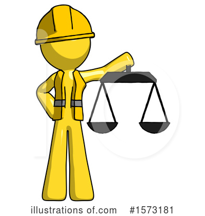 Royalty-Free (RF) Yellow Design Mascot Clipart Illustration by Leo Blanchette - Stock Sample #1573181