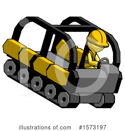 Royalty-Free (RF) Yellow Design Mascot Clipart Illustration by Leo Blanchette - Stock Sample #1573197