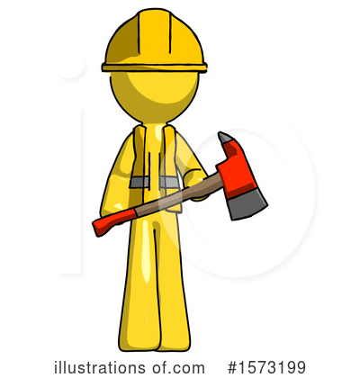 Royalty-Free (RF) Yellow Design Mascot Clipart Illustration by Leo Blanchette - Stock Sample #1573199