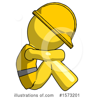 Royalty-Free (RF) Yellow Design Mascot Clipart Illustration by Leo Blanchette - Stock Sample #1573201