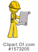 Yellow Design Mascot Clipart #1573205 by Leo Blanchette