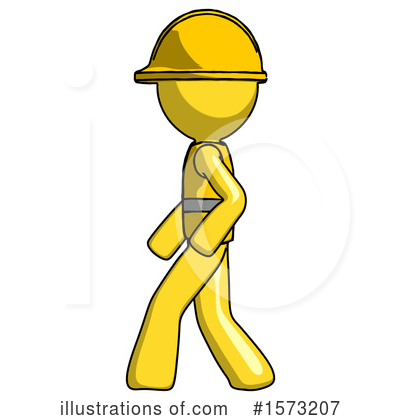 Royalty-Free (RF) Yellow Design Mascot Clipart Illustration by Leo Blanchette - Stock Sample #1573207