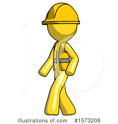 Royalty-Free (RF) Yellow Design Mascot Clipart Illustration by Leo Blanchette - Stock Sample #1573208