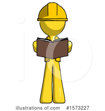 Royalty-Free (RF) Yellow Design Mascot Clipart Illustration by Leo Blanchette - Stock Sample #1573227