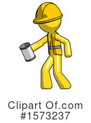 Yellow Design Mascot Clipart #1573237 by Leo Blanchette