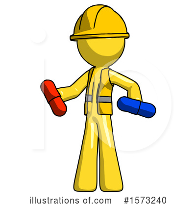 Royalty-Free (RF) Yellow Design Mascot Clipart Illustration by Leo Blanchette - Stock Sample #1573240