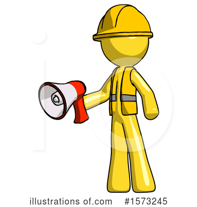 Royalty-Free (RF) Yellow Design Mascot Clipart Illustration by Leo Blanchette - Stock Sample #1573245