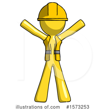 Royalty-Free (RF) Yellow Design Mascot Clipart Illustration by Leo Blanchette - Stock Sample #1573253