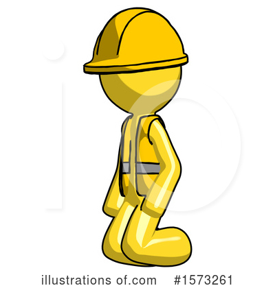 Royalty-Free (RF) Yellow Design Mascot Clipart Illustration by Leo Blanchette - Stock Sample #1573261
