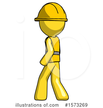 Royalty-Free (RF) Yellow Design Mascot Clipart Illustration by Leo Blanchette - Stock Sample #1573269