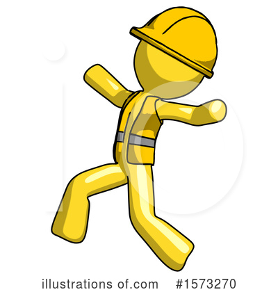 Royalty-Free (RF) Yellow Design Mascot Clipart Illustration by Leo Blanchette - Stock Sample #1573270