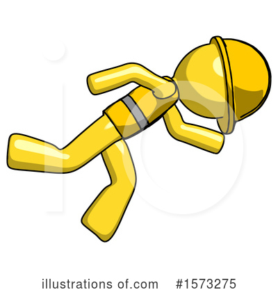 Royalty-Free (RF) Yellow Design Mascot Clipart Illustration by Leo Blanchette - Stock Sample #1573275