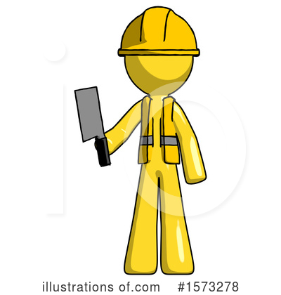 Royalty-Free (RF) Yellow Design Mascot Clipart Illustration by Leo Blanchette - Stock Sample #1573278