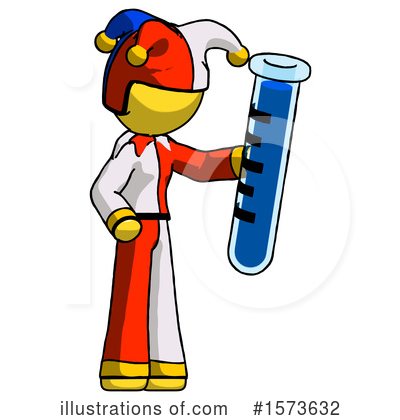 Royalty-Free (RF) Yellow Design Mascot Clipart Illustration by Leo Blanchette - Stock Sample #1573632